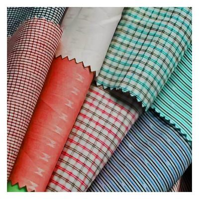Anti-statisches gekämmtes Baumwollgewebe für Frauenkleidung in Afrika Plaid Style