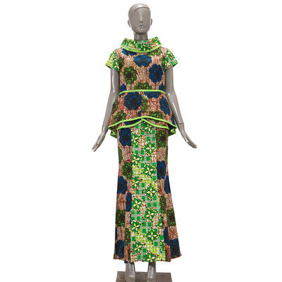 280gm Abrasionsbeständige Baumwolle Pagne Super Wax Hollandais für Kleidergewebe in Afrika