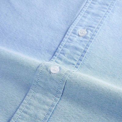 Männerbekleidung aus gewebtem Oxfordgewebe 50% Baumwolle 50% Polyester Techniken zur reaktiven Färbung