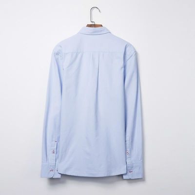 Männerbekleidung aus gewebtem Oxfordgewebe 50% Baumwolle 50% Polyester Techniken zur reaktiven Färbung