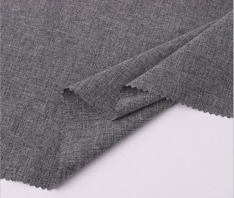 Graue Melange 4 Wege Streck Polyester Stoff für Heimtextilien 35 Jahre Beruf