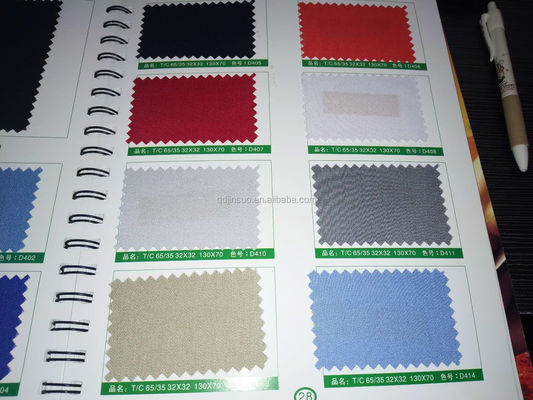 190-240gm TC-Bohrgewebe für Arbeitsbekleidung 65 Polyester 35 Baumwollmischung TWILL-Stil
