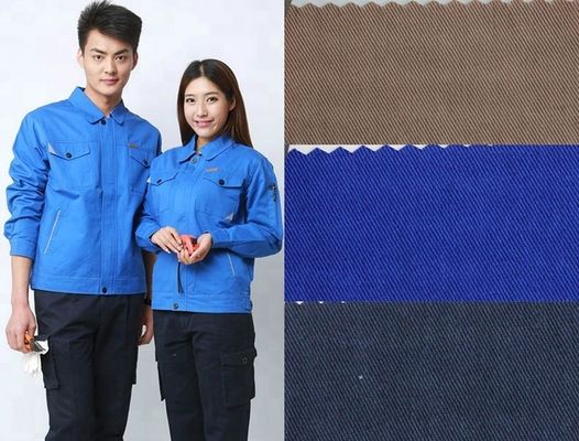 T/C 65/35 16x12 108x56 Twill Stoff Dauerhafte Techniken zur reaktiven Farbgebung aus Direkt
