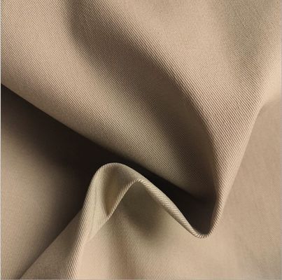 Polyester-Baumwolle-Twill-Gewebe für Herrenhosen 250 gm Festfarben 97% Baumwolle 3% Spandex