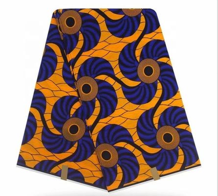35 Jahre Profi 100% Polyester Kente Design Wachsdruck Stoff 6yds Stück