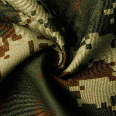 Polyester-Baumwoll-Uniformgewebe mit mittlerem Gewicht für digital gedruckte Uniformjacken