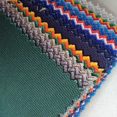 Dicke 350GSM Baumwoll-Twill-Shoes Stoff 100% Baumwolle 7*7 Schwergewichts-Pfirsich/FR-Finixierung