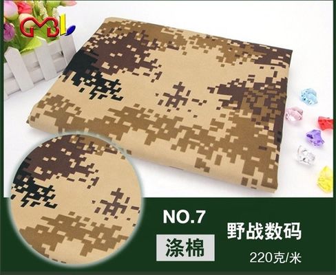 Mittleres Gewicht Tarnstoff Polyester/Baumwollmaterial 190gm Dschungel/Wüste/Ozean Druck