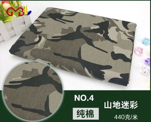 Mittleres Gewicht Tarnstoff Polyester/Baumwollmaterial 190gm Dschungel/Wüste/Ozean Druck