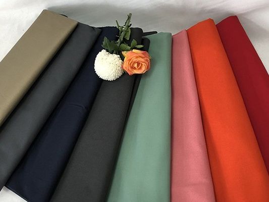 Polyester-Baumwolle 4 Wege Stretch Spandex-Gewebe für Hosen in einfachen gefärbten Muster gestrickt