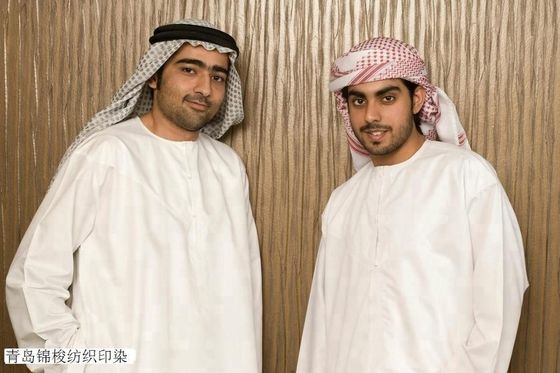 Atmungsaktive Thobe Stoff 100% Polyester für östliche Kleidung Thobe Arabische Thobe somalische Baati