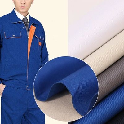 Polycotton Twill Arbeitskleidung Stoffe mit Fleckenbekämpfungsmittel 80/20 21*21 190GSM in Stocklot