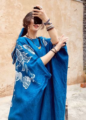 Kostenlose Probe Komfortables somalisches Baati-Kleid in 100% Baumwolle