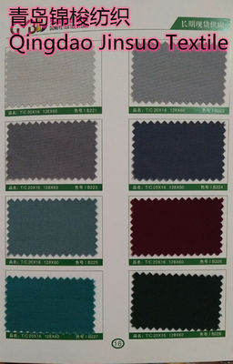 Polycotton Twill Arbeitskleidung Stoffe mit Fleckenbekämpfungsmittel 80/20 21*21 190GSM in Stocklot