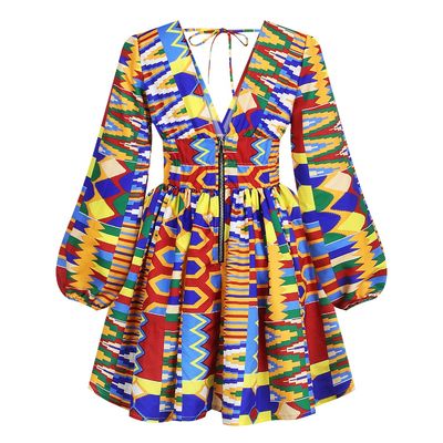 Super Wax Hollandais 100% Baumwollgewebe für afrikanische Kleidung Kleid Breite 57/58 &quot; Stil DOT