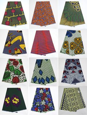 280gm Abrasionsbeständige Baumwolle Pagne Super Wax Hollandais für Kleidergewebe in Afrika