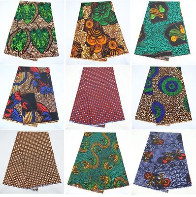 280gm Abrasionsbeständige Baumwolle Pagne Super Wax Hollandais für Kleidergewebe in Afrika