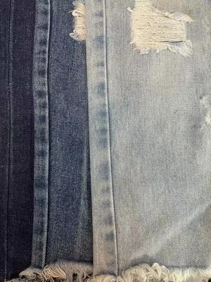 Muster GARN FARBT 230gm 100% Baumwolle Twill Wettbewerb Waschen Denim Stoff für Jeans