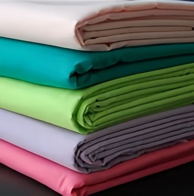 Solides Muster Gewebte Baumwolle Leinwand Spandex 230-290gm für den Nutzen