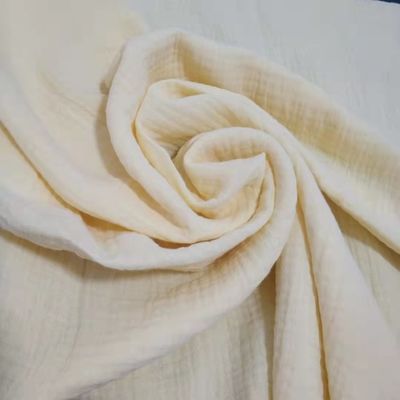 100% Baumwolle Muslin Gase Stoff für Baby Decke und Pyjama Solid Style