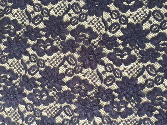 Gewirkt aus gefärbter Hochzeitsspitzen 100% Polyester/Baumwolle für Frauen und Männer