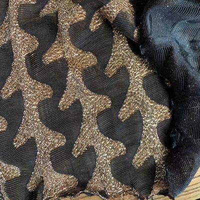 Kleur Luxus Brokat Stoff 260gm Jacquard Metallisch 100% Polyester