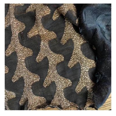 100% Polyester Metall Jacquard Brocade Stoff in Vorrat Farbe für Ihre Anforderungen