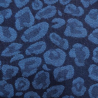 4Way Stretch Denim Stoff Druck schnell trocknen und mit Leopard Muster