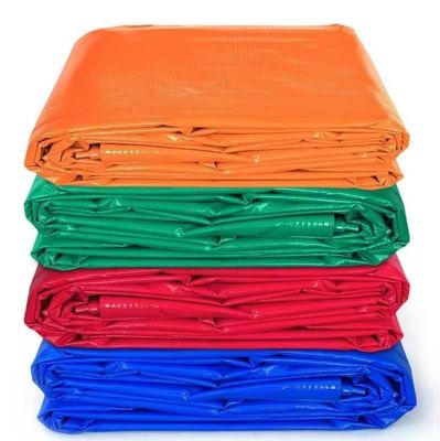 Hohe Sichtbarkeit 150GSM 100% Polyester Twill Tarpaulin Wasserdicht Wild verwendet Stoff