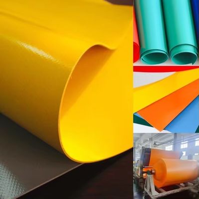 150GSM 100% Polyester Twill Tarpaulin Wasserdicht Hochsichtbarkeit Polygewebe