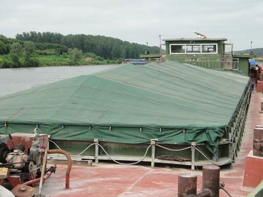 150GSM 100% Polyester Twill Tarpaulin Wasserdicht Hochsichtbarkeit Polygewebe
