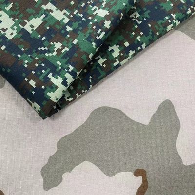 Einfacher Stil Hoch zerreißfest Mittlerer Osten Vat Druck Poly Baumwolle Ribstop Tarnstoff